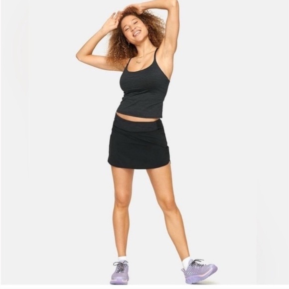 OUTDOOR VOICES Hudson Skort Pull-On Active Quick Dry Black 2XL - Picture 2 of 12